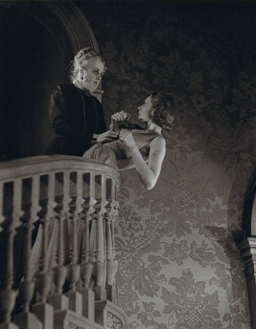Margaret Rutherford as Mrs Danvers.